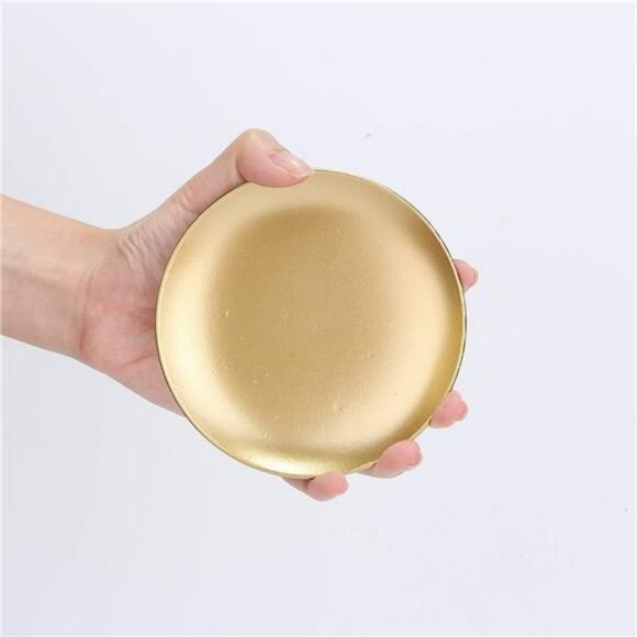 Gold Iron Pillar Candle Holders Set of 3 Decorative Candle Stands for Home Decor - Picture 7 of 8